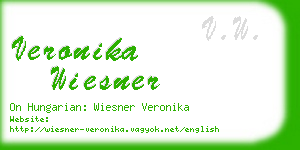 veronika wiesner business card